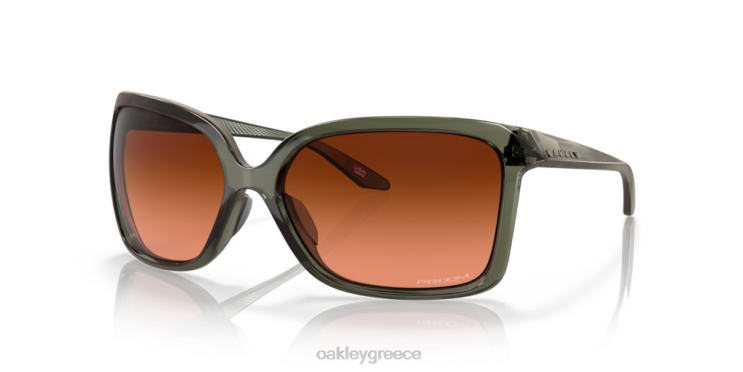άγρια ​​ξηρά 42H6F291 Oakley γυαλιά Prizm καφέ ντεγκραντέ φακοί, πλαίσιο με μελάνι ελιάς