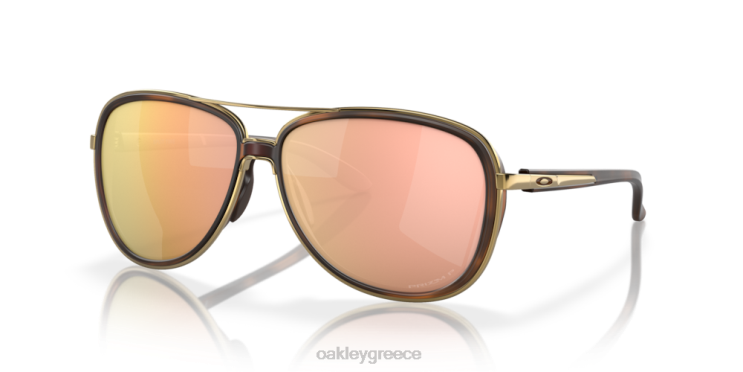 διάσπαση του χρόνου 42H6F438 Oakley γυαλιά Πολωμένοι φακοί prizm ροζ χρυσός, σκελετός καφέ χελώνας