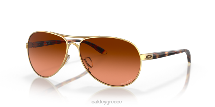 ανατροφοδότηση 42H6F486 Oakley γυαλιά Prizm καφέ ντεγκραντέ φακοί, γυαλισμένος χρυσός σκελετός