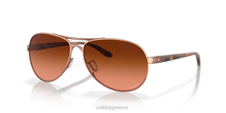 ανατροφοδότηση 42H6F489 Oakley γυαλιά ντεγκραντέ φακοί prizm καφέ, ροζ χρυσός σκελετός