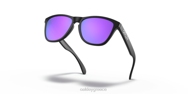 βατράχια (χαμηλή εφαρμογή γέφυρας) 42H6F815 Oakley γυαλιά Prizm violet φακοί, μαύρο ματ σκελετό