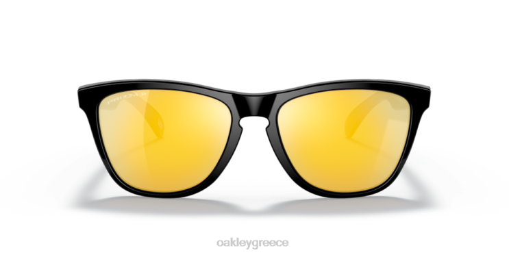 βατράχια (χαμηλή εφαρμογή γέφυρας) 42H6F818 Oakley γυαλιά Πολωμένοι φακοί prizm 24k, γυαλισμένο μαύρο πλαίσιο