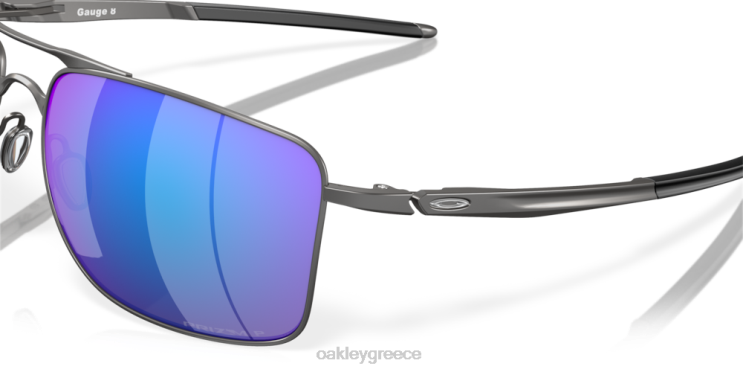 μετρητής 8 42H6F513 Oakley γυαλιά Πολωμένοι φακοί prizm ζαφείρι, ματ μεταλλικός σκελετός