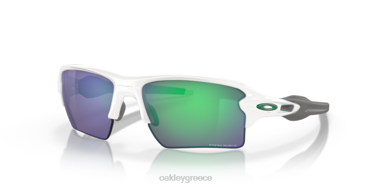 ομαδικά χρώματα flak 2.0 xl 42H6F137 Oakley γυαλιά Φακοί νεφρίτη prizm, γυαλισμένο λευκό πλαίσιο