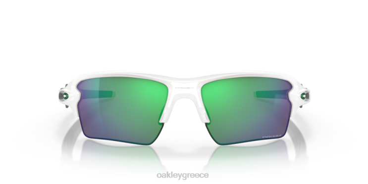 ομαδικά χρώματα flak 2.0 xl 42H6F137 Oakley γυαλιά Φακοί νεφρίτη prizm, γυαλισμένο λευκό πλαίσιο