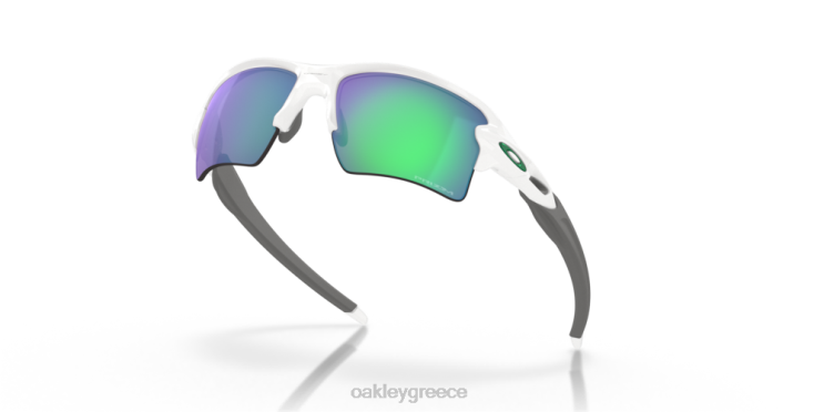 ομαδικά χρώματα flak 2.0 xl 42H6F137 Oakley γυαλιά Φακοί νεφρίτη prizm, γυαλισμένο λευκό πλαίσιο