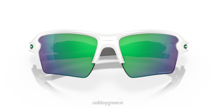 ομαδικά χρώματα flak 2.0 xl 42H6F137 Oakley γυαλιά Φακοί νεφρίτη prizm, γυαλισμένο λευκό πλαίσιο