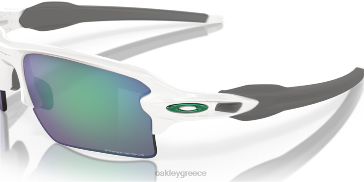 ομαδικά χρώματα flak 2.0 xl 42H6F137 Oakley γυαλιά Φακοί νεφρίτη prizm, γυαλισμένο λευκό πλαίσιο