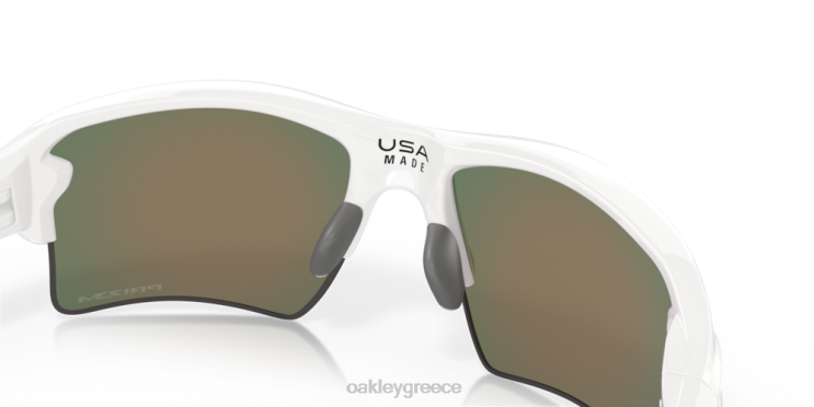 ομαδικά χρώματα flak 2.0 xl 42H6F138 Oakley γυαλιά Φακοί ρουμπινί prizm, γυαλισμένο λευκό πλαίσιο