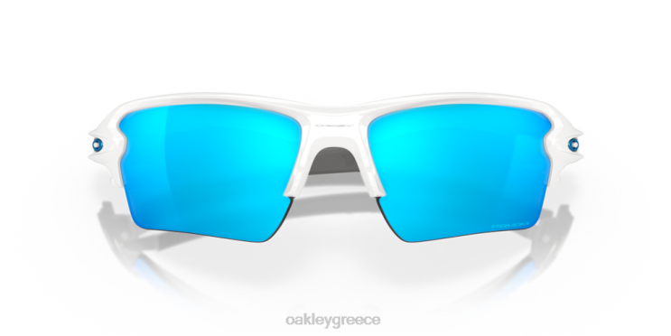 ομαδικά χρώματα flak 2.0 xl 42H6F139 Oakley γυαλιά Prizm φακοί ζαφείρι, γυαλισμένο λευκό πλαίσιο