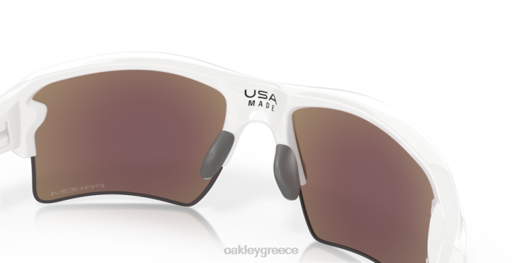 ομαδικά χρώματα flak 2.0 xl 42H6F139 Oakley γυαλιά Prizm φακοί ζαφείρι, γυαλισμένο λευκό πλαίσιο