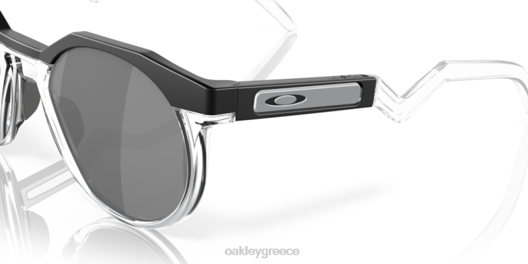 hstn (προσαρμογή χαμηλής γέφυρας) 42H6F783 Oakley γυαλιά Μαύροι πολωτικοί φακοί prizm, μαύρος ματ πλαίσιο